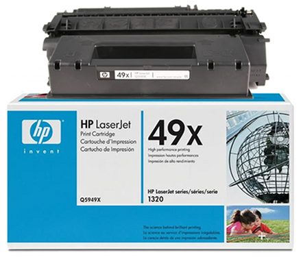HP LaserJet 1320, LaserJet 3390, LaserJet 3392, Canon 3300, Canon 3360, (Q5949X cartridge 708) Q5949 Kasetės pildymas