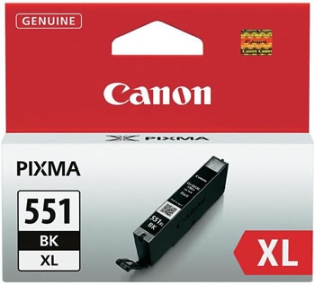 Canon CLI-551XL (6443B001), juoda kasetė
