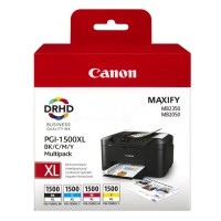 Canon PGI-1500 XL (9182B004), juoda, žydra, purpurinė, geltona kasetė