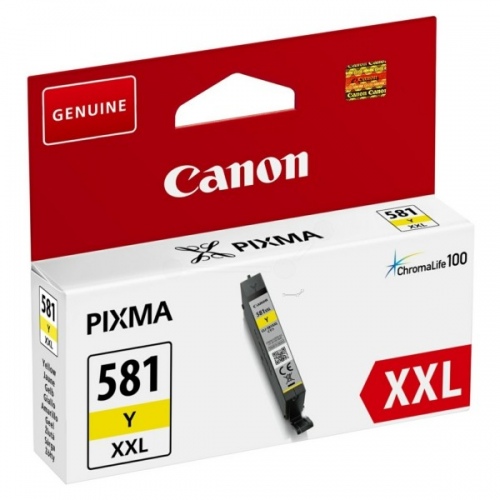 Canon CLI-581 XXL (1997C001), geltona kasetė