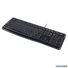 Logitech K120 USB OEM - EMEA (RUS) (920-002522), laidinė klaviatūra, juoda