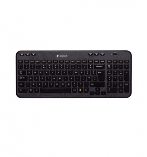 Logitech K360 USB - EER (RUS) (920-003095), bevielė klaviatūra, juoda