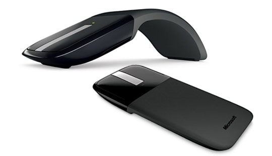 Microsoft Wireless Arc Touch Mouse (RVF-00056), bevielė pelė, juoda