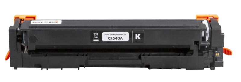 Neoriginali Static Control HP No.203A (CF540A)/Canon CRG-054K Nauja mikroschema, juoda kasetė