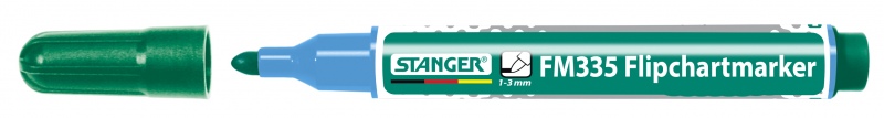 Stanger Žymeklis Flipchart FM335, 1-3 mm, žalias, 1 vnt 713003