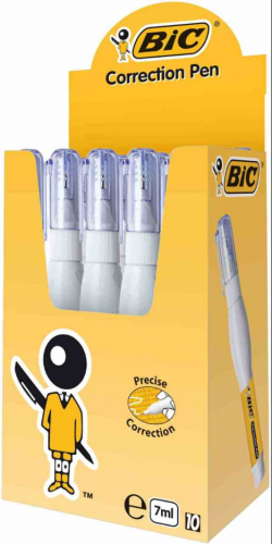 Bic Korektūros pieštukas  7 ml. pakuotėje 10vnt. 996724