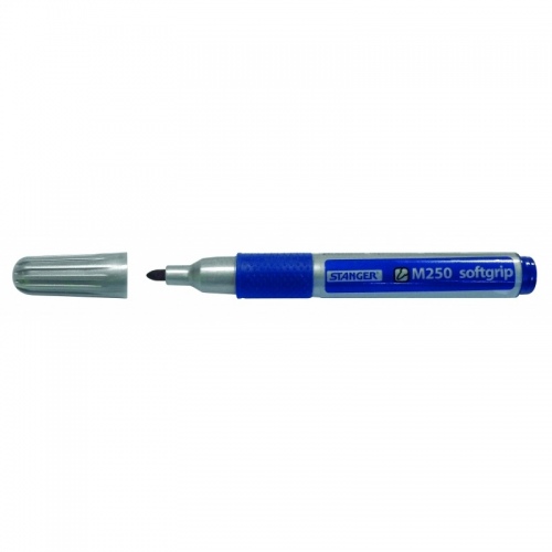 Stanger Permanentinis žymeklis M250, 1-3 mm, mėlynas, pakuotėje 10 vnt 712501