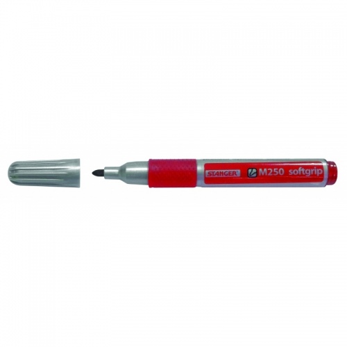 Stanger Permanentinis žymeklis M250, 1-3 mm, raudonas, pakuotėje 10 vnt 712502