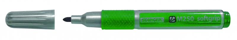 Stanger Permanentinis žymeklis M250, 1-3 mm, žalias, pakuotėje 10 vnt 712503