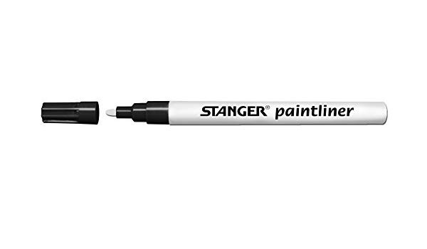 Žymeklis Stanger Paintliner Fine white, 1-2 mm, 1vnt