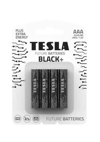 Baterija Tesla AAA Black+ LR03
