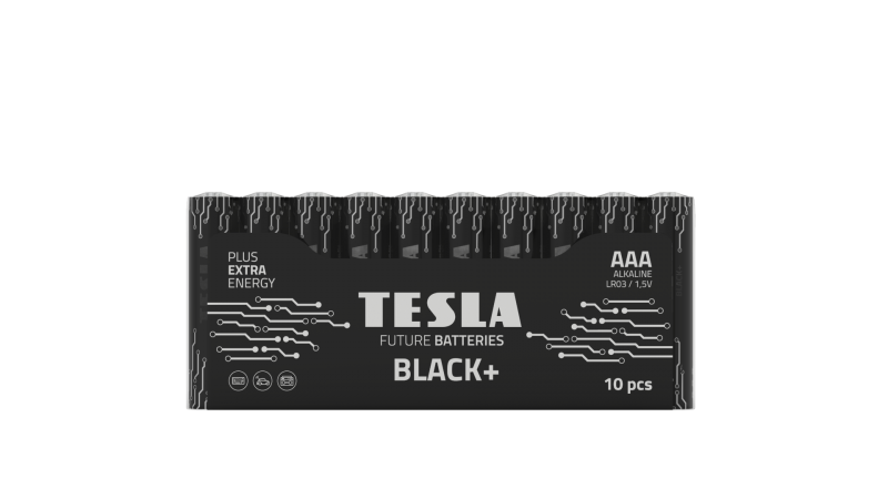 Baterija Tesla AAA Black+ LR03 (10 vnt)