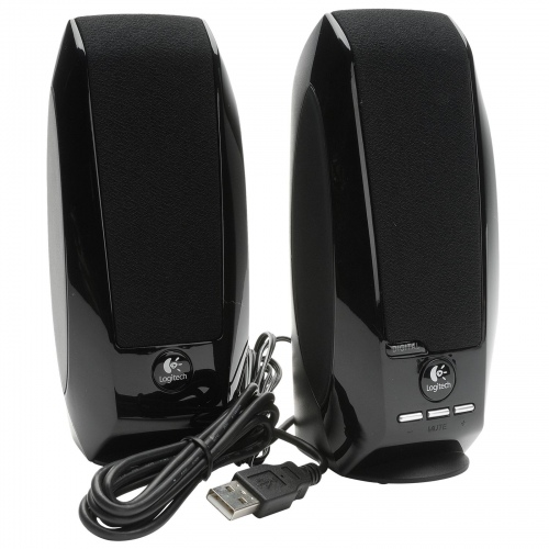 Logitech S150 1.2Watt RMS 2.0 USB Digital Stereo for Business (980-000029), kolonėnės, juodos