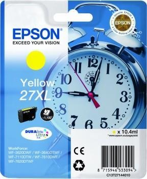 Epson No.27XL (C13T27144012) DURABrite Ultra 27XL, geltona kasetė