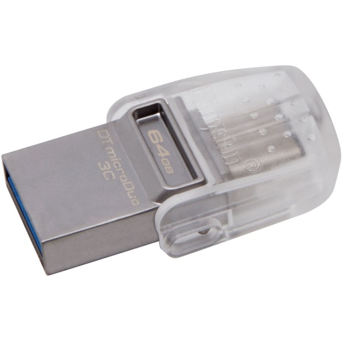 USB atmintinė Kingston  Data Traveler 64GB Mikro/USB 3.0
