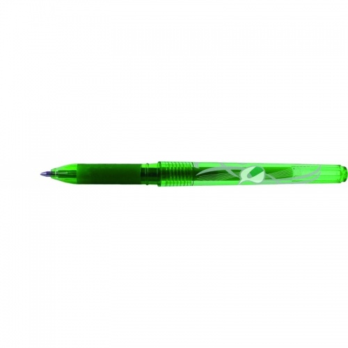 Stanger Gelinis rašiklis su rašalo trintuku Eraser 0.7 mm, žalias, pakuotėje 12 vnt 18000300078