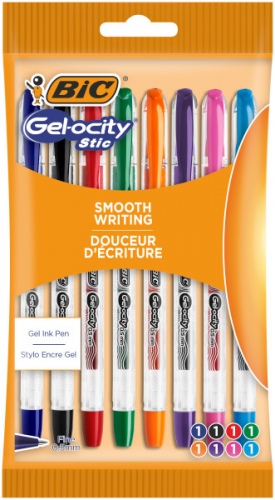 Bic Gelinių rašiklių rinkinys Gel-ocity Stic  0.5 mm, 8 vnt.