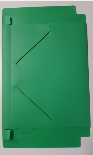 Aplankas su gumelėmis 30MM, žalias