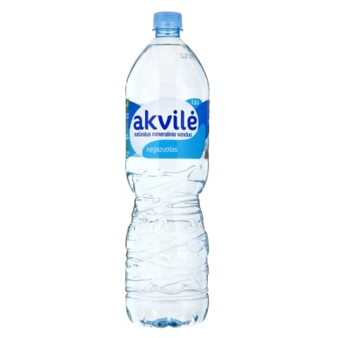Mineralinis vanduo Akvilė, negazuotas,1.5l  ( 6 vnt.) (kaina nurodyta su užstatu už tarą)
