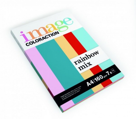 Spalvotas popierius Image Coloraction A4, 160g, 7 įvairios spalvos (70)  0702-245