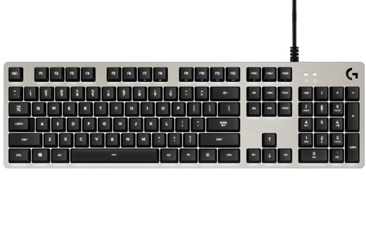 Mechaninė žaidimų klaviatūra Logitech G413, Sidabrinė
