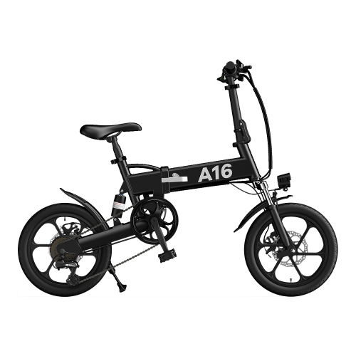 Elektrinis dviratis HIMO A16+, Juodas