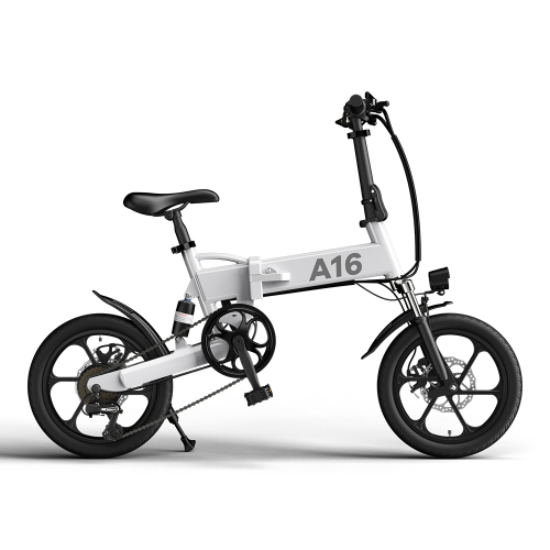 Elektrinis dviratis A16+, Baltas