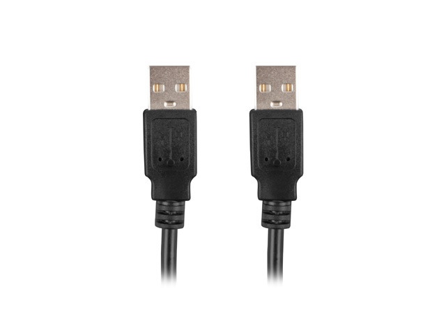 Lanberg kabelis USB-A M/M 2.0 1.0 m black